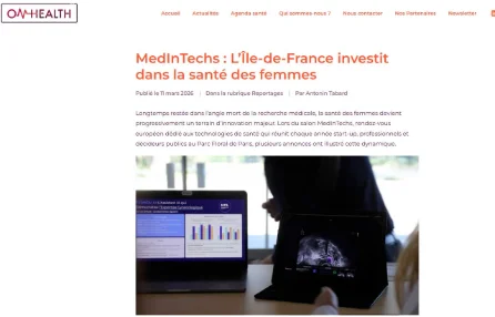 MedInTechs : L’Île-de-France investit dans la santé des femmes