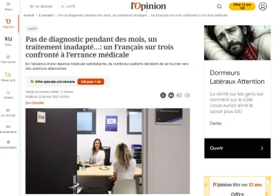 Pas de diagnostic pendant des mois, un traitement inadapté...: un Français sur trois confronté à l’errance médicale