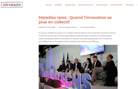Maladies rares : Quand l’innovation se joue en collectif