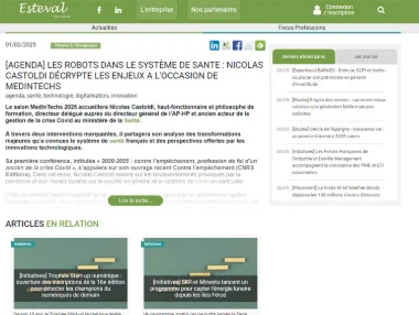Les robots dans le système de sante : Nicolas Castoldi décrypte les enjeux a l'occasion de MedInTechs