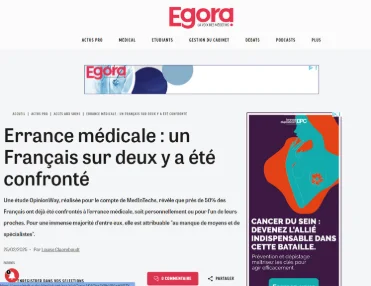 Errance médicale : un Français sur deux y a été confronté