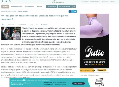 Un Français sur deux concerné par l’errance médicale : quelles solutions ?