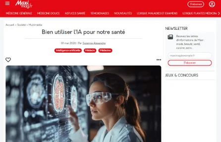 Bien utiliser l'IA pour notre santé