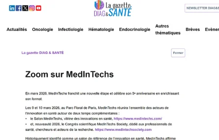 Zoom sur MedInTechs