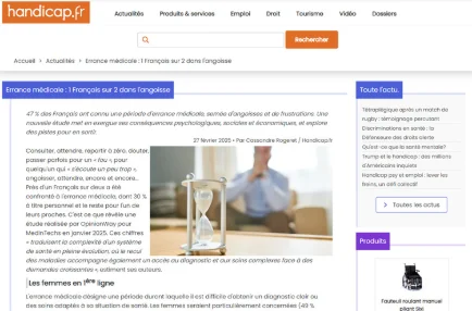 Errance médicale : 1 Français sur 2 dans l’angoisse