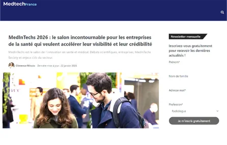 MedInTechs 2026 : le salon incontournable pour les entreprises de la santé qui veulent accélérer leur visibilité et leur crédibilité