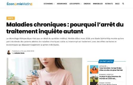 Maladies chroniques : pourquoi l’arrêt du traitement inquiète autant