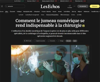 Comment le jumeau numérique se rend indispensable à la chirurgie