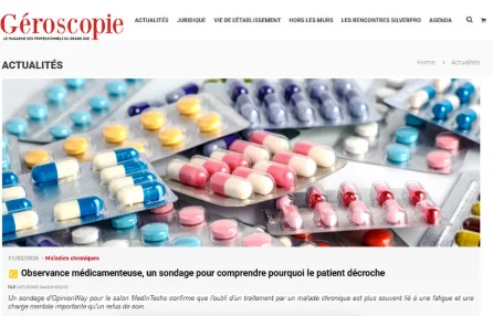 Observance médicamenteuse, un sondage pour comprendre pourquoi le patient décroche