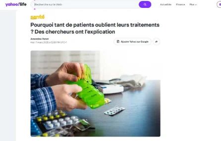 Pourquoi tant de patients oublient leurs traitements ? Des chercheurs ont l'explication