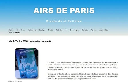 MedInTechs 2026 : Innovation en santé
