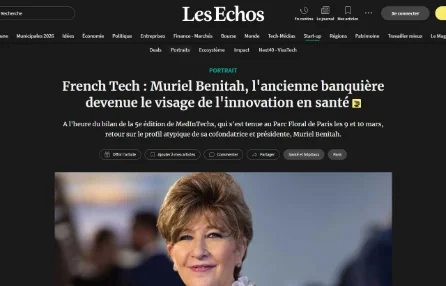 French Tech : Muriel Benitah, l'ancienne banquière devenue le visage de l'innovation en santé