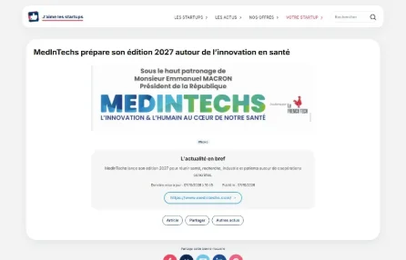 MedInTechs prépare son édition 2027 autour de l’innovation en santé