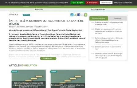 24 startups qui façonneront la santé de demain