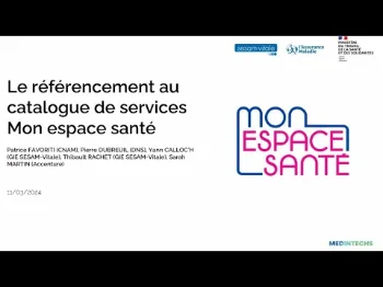 Le référencement au catalogue de services Mon espace santé